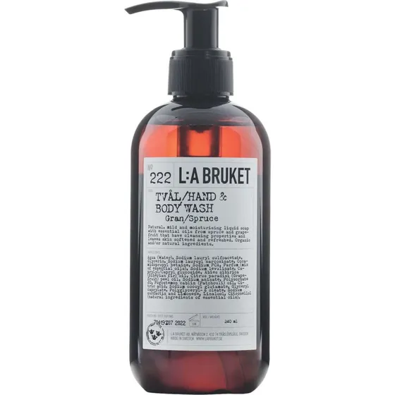 L:A Bruket Mydło do rąk i ciała 222 Spruce 240 ml