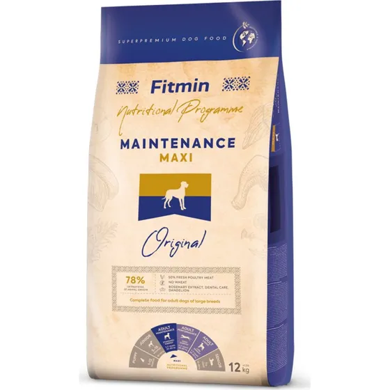 Fitmin Program Maxi Maintenance Karma Sucha dla Psów - 12 kg