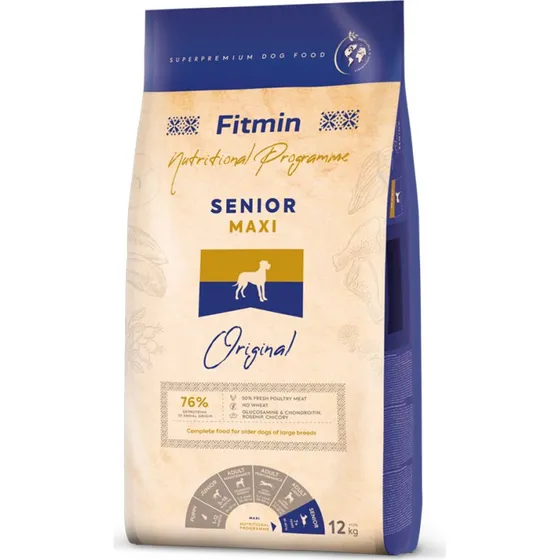 Fitmin Program Maxi Senior - 2 x 12 kg
