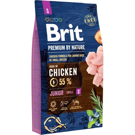 Brit Premium by Nature Junior Small Breed Kurczak 8 kg
