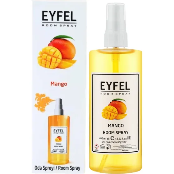 EYFEL Room Spray MANGO 400 ml - Odświeżacz powietrza i tkanin
