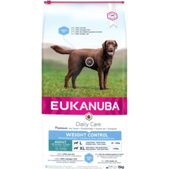 Eukanuba Adult Weight Control Large Breed 15 kg