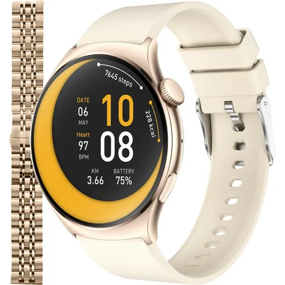 Enter Luxe Zegarek damski Rowo-Zoty z bransolet