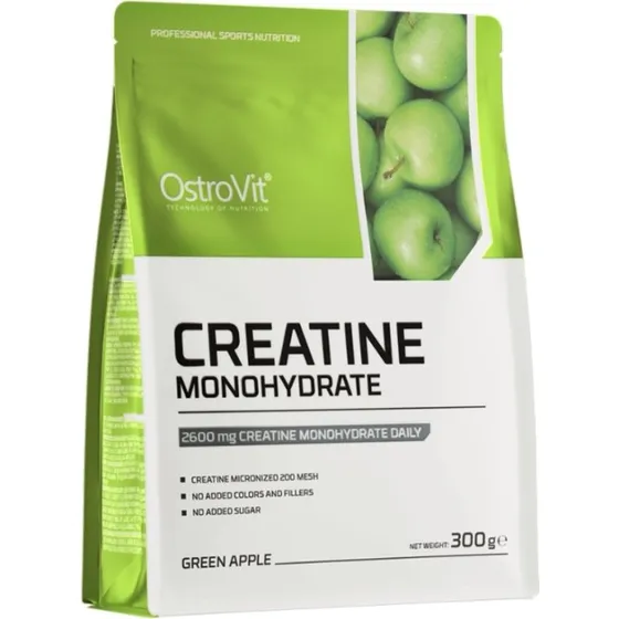 OstroVit Monohydrat Kreatyny Zielone Jabłko 300 g