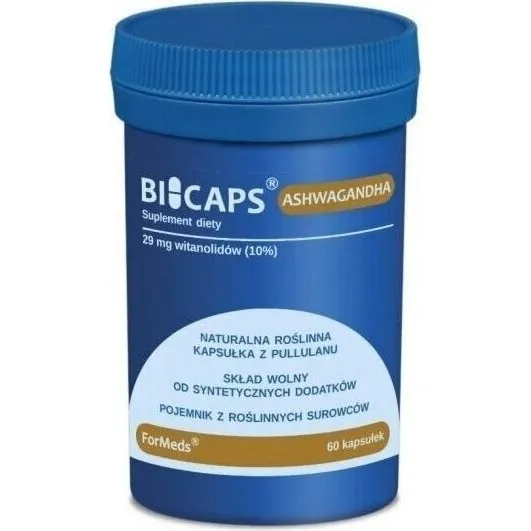 Bicaps Ashwagandha 60 kapsułek