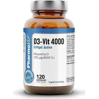 Pharmovit D3-Vit 4000 Softgel Active 120 kapsułek