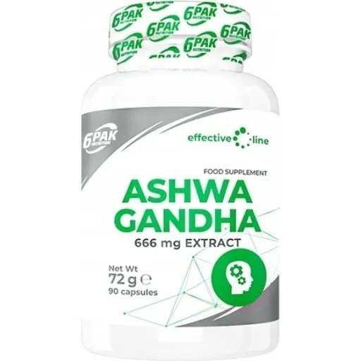 6PAK EL Ashwagandha Adaptogen 90 kapsułek