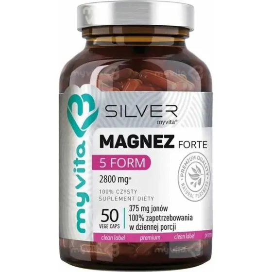 MyVita Silver Magnez 5 Form Forte 50 kapsułek