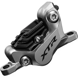 Shimano XTR BR-M9120 4-tłoczkowy z metalowymi klockami i radiatorem