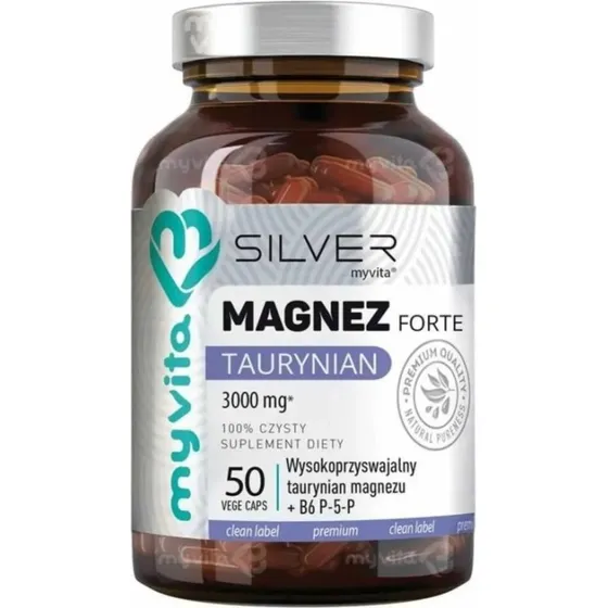 MyVita Silver Magnez Taurynian Forte 50 kapsułek