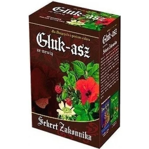Sekrety Zielnika Gluk-Asz 40 x 3,2g - Wsparcie przy Cukrzycy