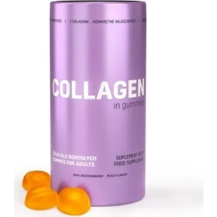 Noble Health Kolagen w żelkach, brzoskwinia, 300 g