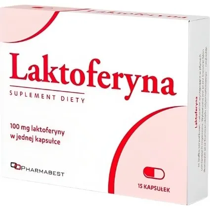 Pharmabest Laktoferyna 100mg 15 kapsułek