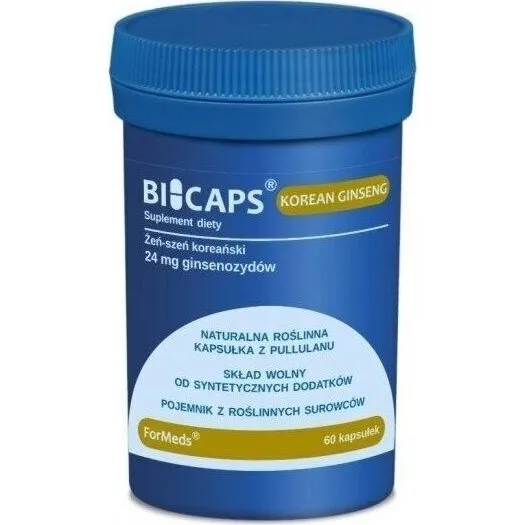 Formeds Bicaps Korean Ginseng 60 kapsułek