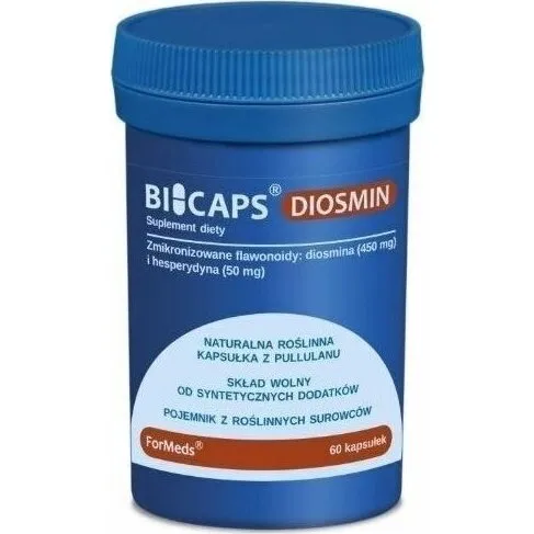 Formeds Bicaps Diosmin 60 kapsułek - Diosmina i Hesperydyna