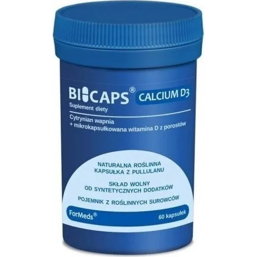 Bicaps Calcium D3 60 kapsułek