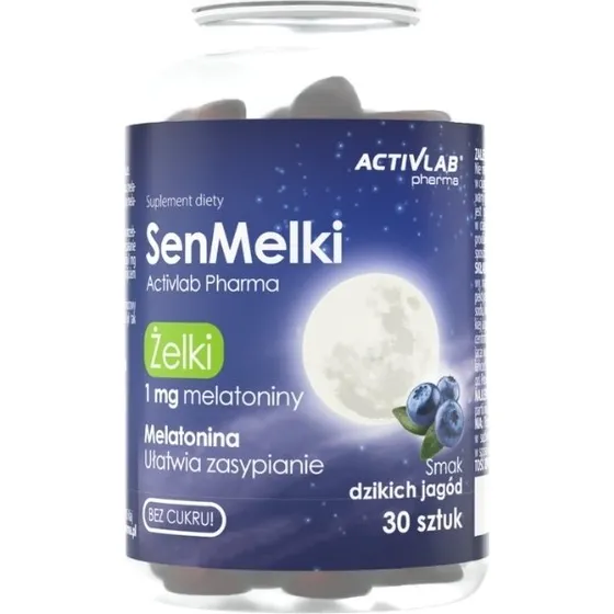Activlab SenMelki żelki z melatoniną 1 mg 30 sztuk