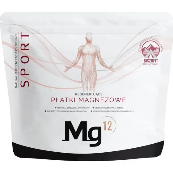 Mg12 Płatki Magnezowe Do Kąpieli Sport 1kg Biszofit