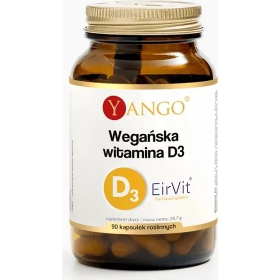Yango Wegańska Witamina D3 90 kapsułek