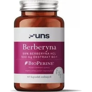 UNS Berberyna + Bioperine 60 kapsułek vege