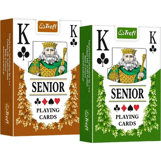 TREFL Classic Senior Karty standardowe 55 listków