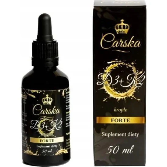 Carska Witaminy D3 + K2 Forte 50 ml (1600 porcji)