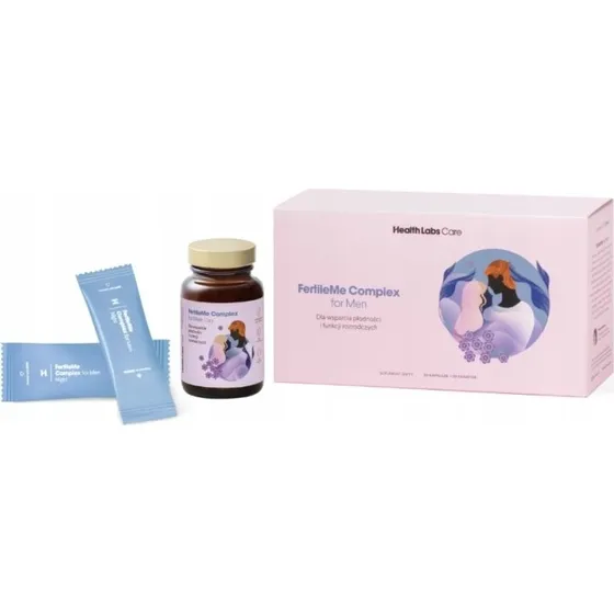 Health Labs FertileMe Complex For Men, 30 kapsułek + 30 saszetek