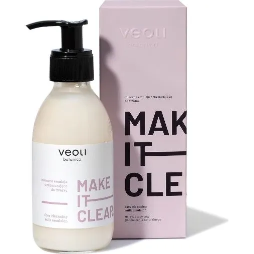 Veoli Botanica Make It Clear Mleczna emulsja oczyszczająca, 200ml