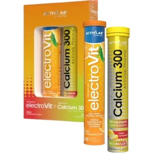 Activlab Electrovit Pomarańcza + Calcium 300 (2x20 tab)