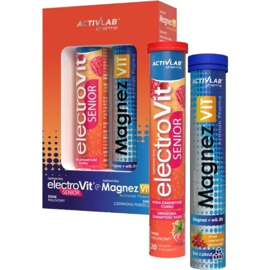 Activlab Pharma ElectroVit Senior + MagnezVit z B6 (2 x 20 tabl.)
