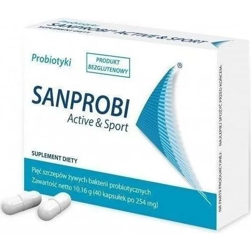 Sanprobi Active & Sport Probiotyk 40 kapsułek