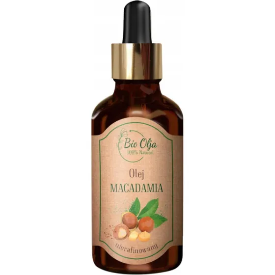 BIO OLJA Olej macadamia zimnotłoczony, nierafinowany, 50ml