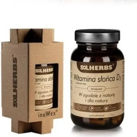 SOLHERBS Witamina D3 50 mcg (2000 j.m.) - 60 kapsułek
