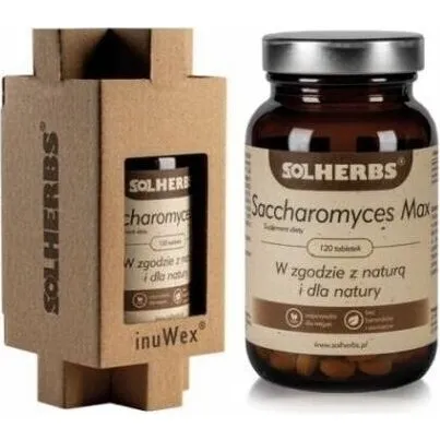 SOLHERBS Saccharomyces Max 120 tabletek