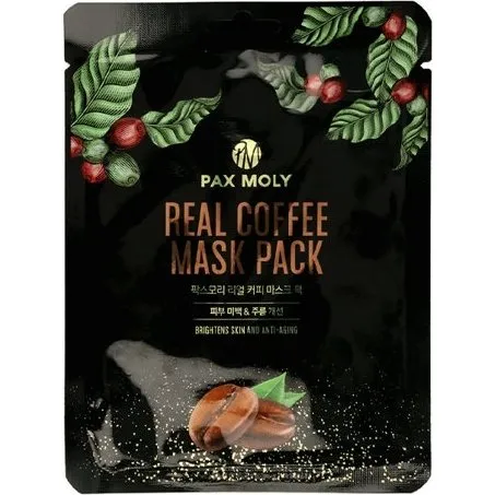 PAX MOLY Real Coffee Mask Pack Odmładzająca Maska w Płachcie 25 ml