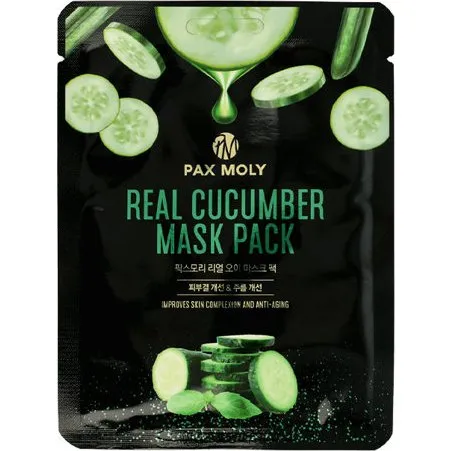 PAX MOLY Real Cucumber Mask Pack - Maska w płachcie z ogórkiem 25ml