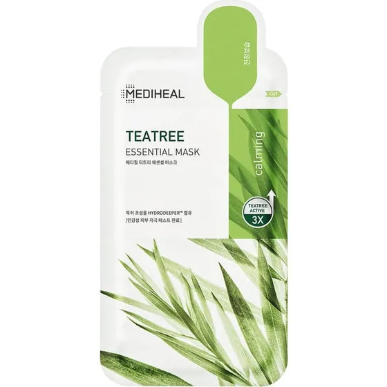 MEDIHEAL Maska w płachcie Teatree Essential z drzewem herbacianym 24ml