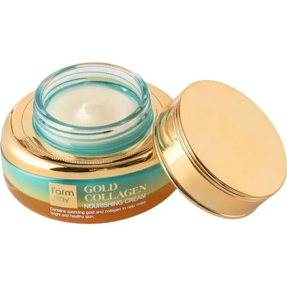 Farmstay Gold Collagen Odżywczy Krem do Twarzy 55 ml
