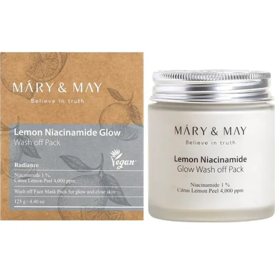 Mary&May Lemon Niacinamide Glow Wash off Pack 125g