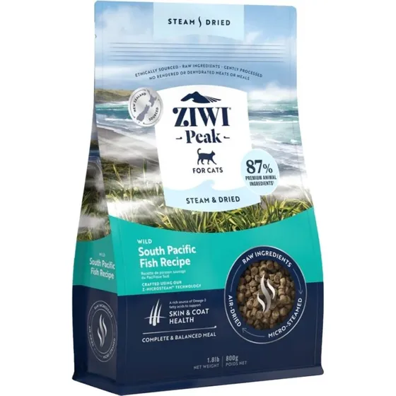 Ziwi Peak Steam & Dried Dzikie Ryby z Południowego Pacyfiku 800 g