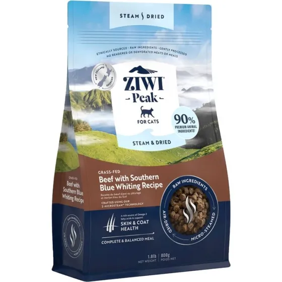 ZIWI Peak Steam&Dried Wołowina z Błękitkiem Południowym 800 g