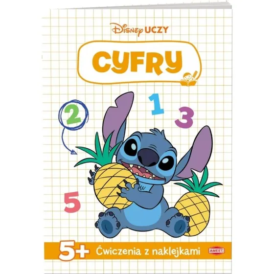 Disney uczy Stitch: Ćwiczenia z naklejkami - Cyfry