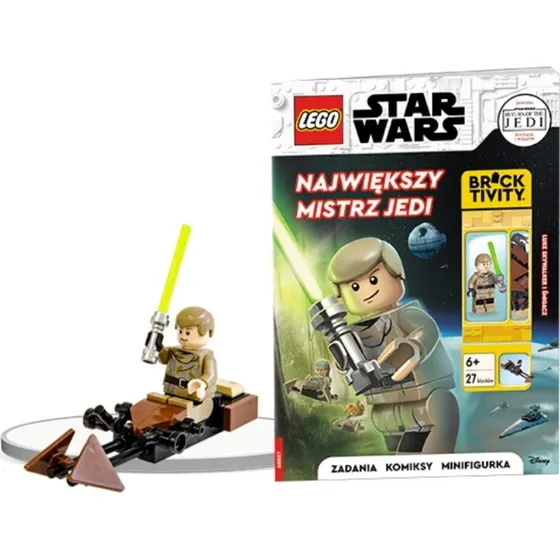 LEGO Star Wars Największy Mistrz Jedi: Książka + Figurka Luke'a Skywalkera