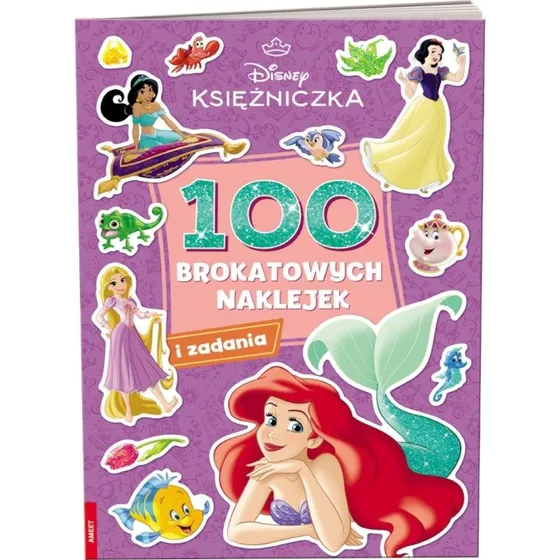 Disney Księżniczka: 100 brokatowych naklejek