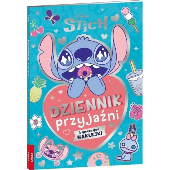 Disney Stitch Dziennik Przyjaźni z naklejkami