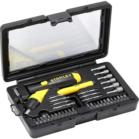 Stanley Zestaw bitw 40 cz. z grzechotk i przegubem