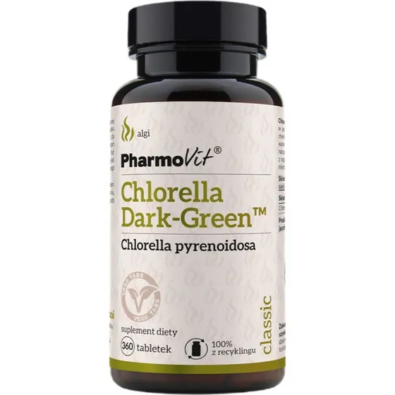 Pharmovit Chlorella Dark-Green 360 tabletek