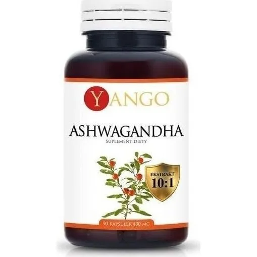 Yango Ashwagandha Ekstrakt 10:1, 90 kapsułek