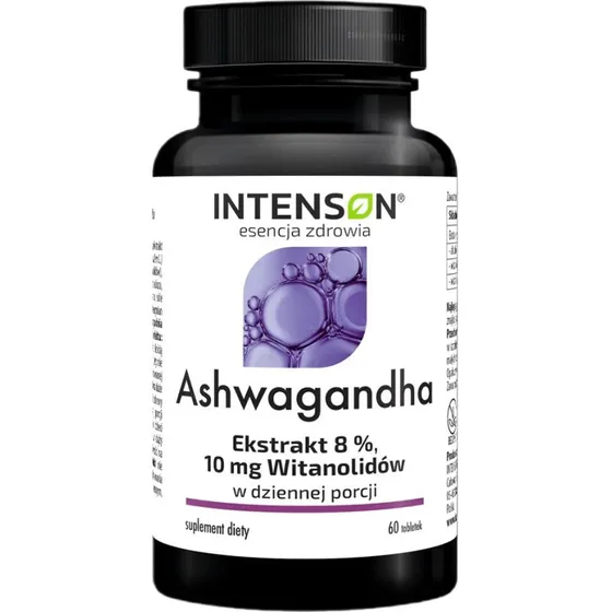 Intenson Ashwagandha 10mg witanolidów, 60 tabletek