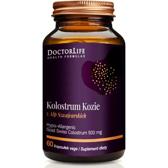 Doctor Life Kolostrum Kozie 500mg - 60 kapsułek